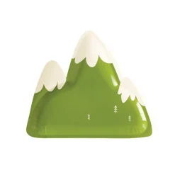 Adventure Mountain Shaped Plate | 8ct