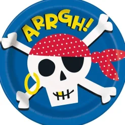 Ahoy Pirate Paper Lunch Plates 9" | 8 ct