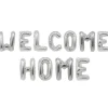 Air Filled Silver Welcome Home Balloon | 1 ct