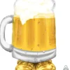 AirLoonz Big Beer Mug Balloon Uninflated 49" | 1ct