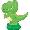 AirLoonz T-Rex Dinosaur Air-filled Balloon Uninflated 54" | 1ct