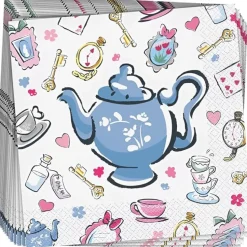 Alice In Wonderland Lunch Napkins | 16ct