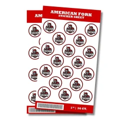 American Fork High School Sticker Seal 1" | 36 ct
