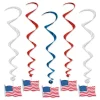 American Flag Whirls 3" | 1ct