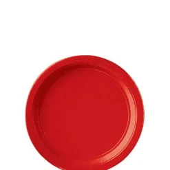Apple Red 6.75'' Paper Plates | 20ct