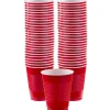 Apple Red Plastic Cups 18oz | 50ct