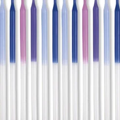 Assorted Iridescent Dipped Birthday Candles | 12ct
