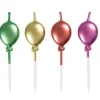 Assorted Metallic Birthday Balloon Candle Pack | 6ct