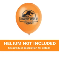 Assorted Jurassic World Rebirth Latex Balloon Pack 12in | 8ct