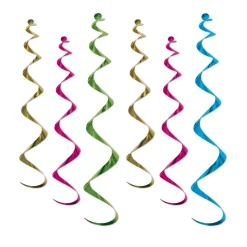 Assorted Neon Twirly Whirlys | 6ct