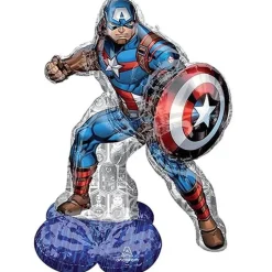 Avengers Captain America AirLoonz Balloon Uninflated 58" | 1 ct