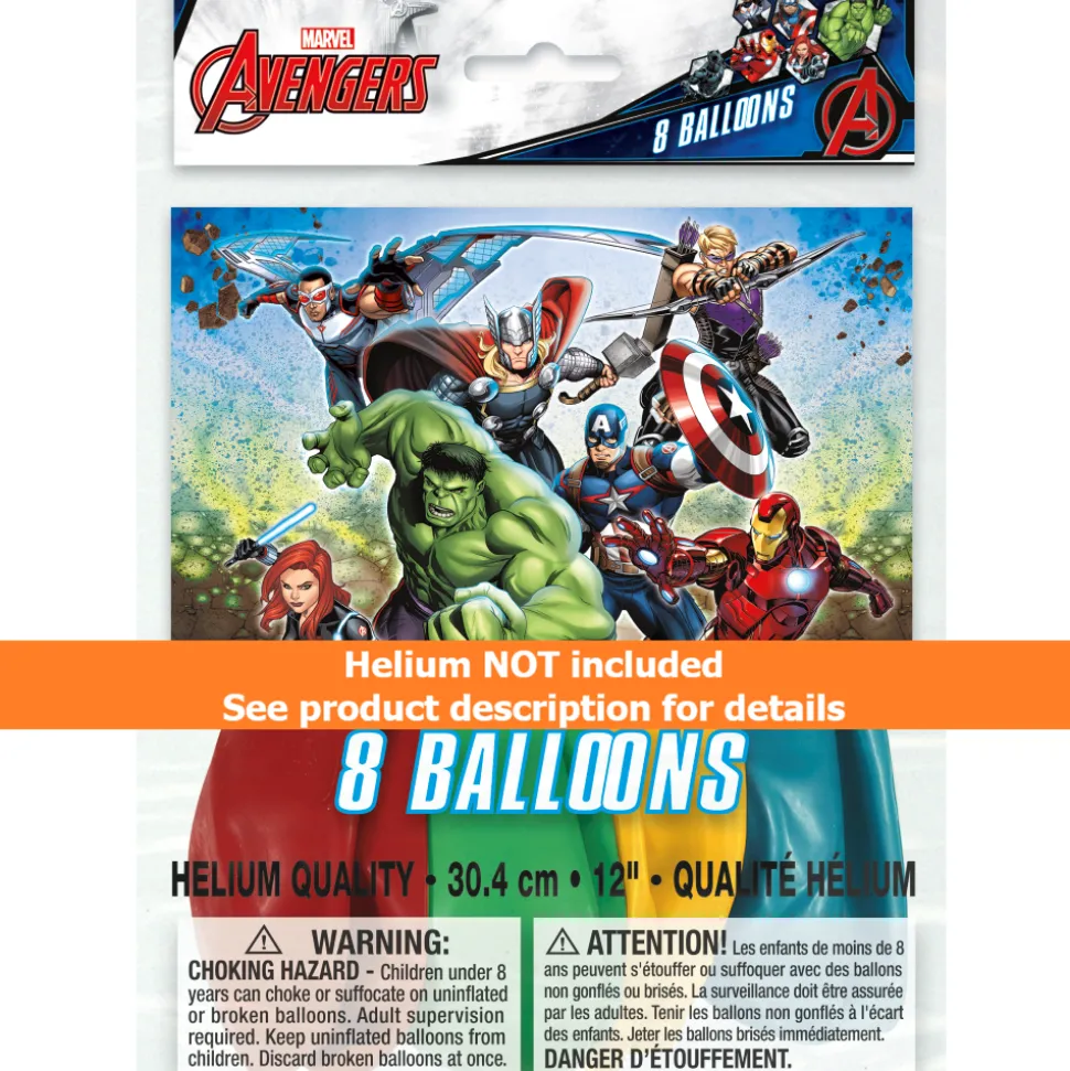 Avengers Latex Balloon 12in | 8ct