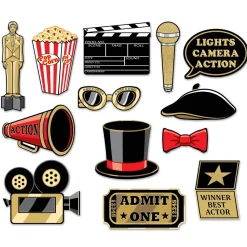Awards Night Glittered Photo Fun Signs | 13ct