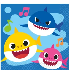 Baby Shark Beverage Napkins | 16ct
