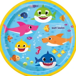 Baby Shark Paper Plates 7" | 8ct