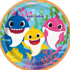Baby Shark Paper Plates 9" | 8ct