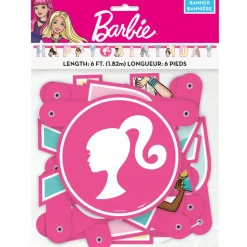 Barbie happy birthday banner 6ft | 1ct