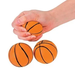 Basketball Foam Sport Ball, 2.5" | 12 ct