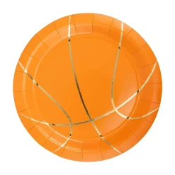 Basketball Paper Plate 9" | 8 ct