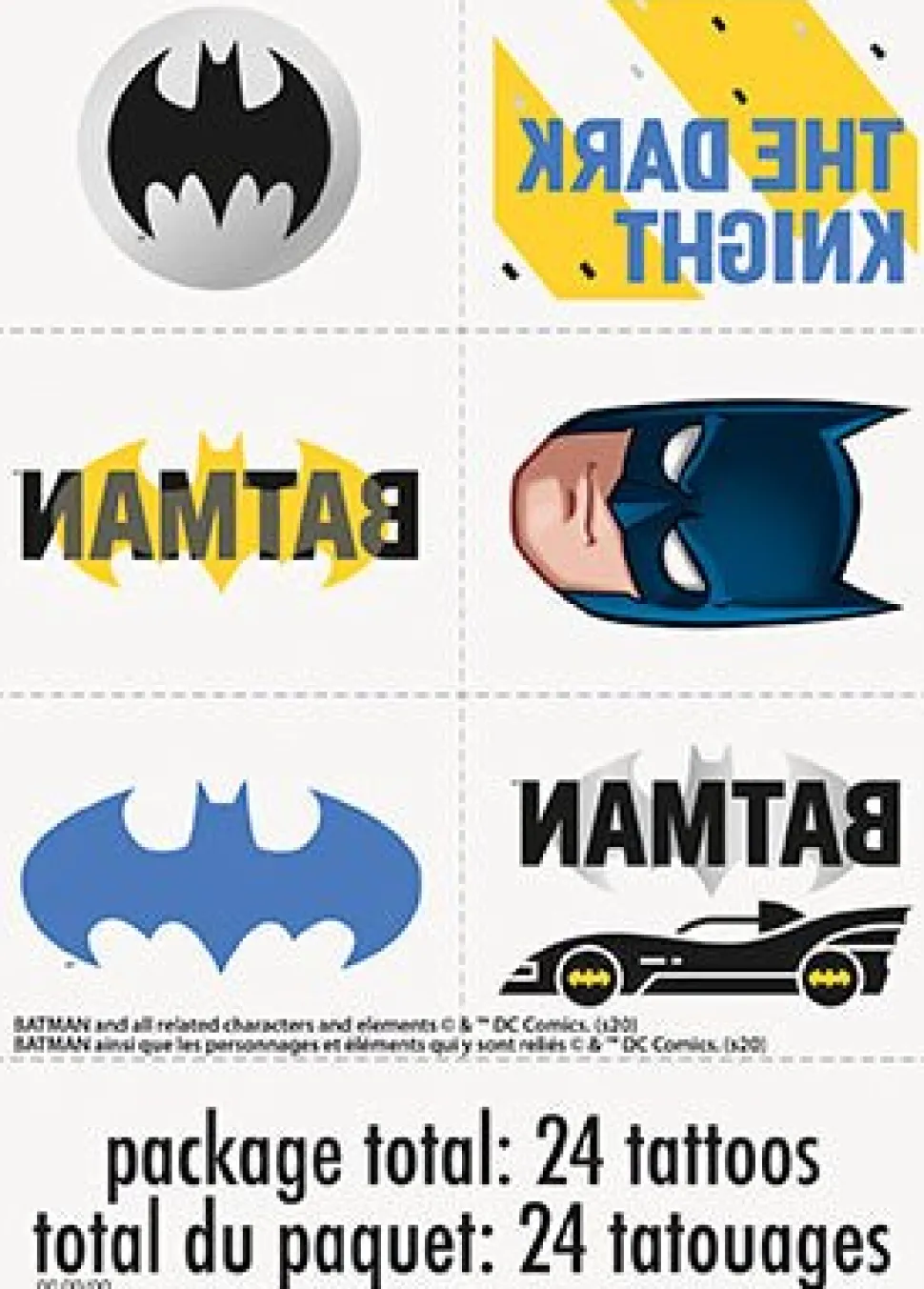 Batman Temporary Tattoos | 24ct