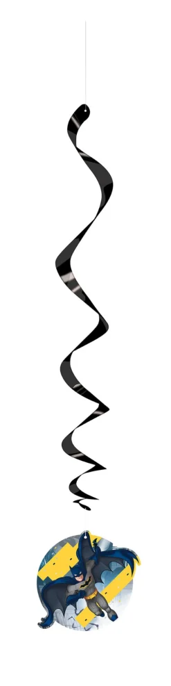 Batman Hanging Swirl Decoration | 3ct