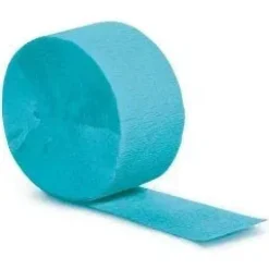 Bermuda Blue Crepe Paper Streamer 81ft | 1ct