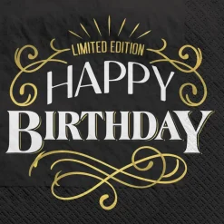 Better With Age Birthday Beverage Napkins | 16 ct