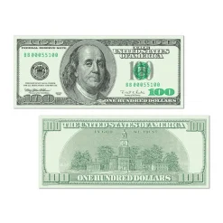 Big Bucks Cutout $100 Bill | 1ct