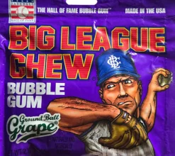 Big League Chew Ground Ball Grape Bubblegum 2.12 oz Pouch | 1ct