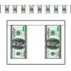 $100 Bill Pennant Banner 10" x 12' | 1ct