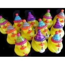 Birthday Party Rubber Ducks | 12 ct