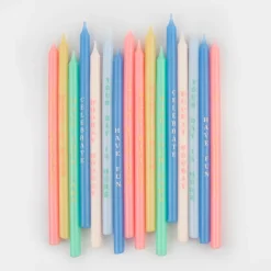 Birthday Phrases Candles | 16ct