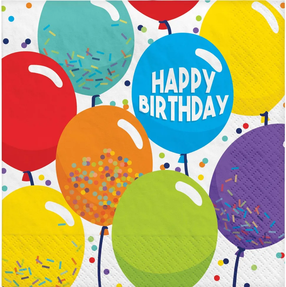 Birthday Celebration Luncheon Napkins | 125 ct
