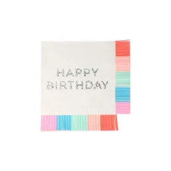 Birthday Fringe Small Napkins | 16ct