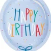 Birthday Mayhem Balloon Shaped Plate 8in | 8ct