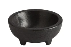 Black Plastic Molcajete Bowl 4oz | 1ct
