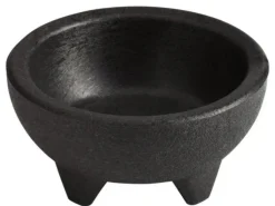 Black Plastic Molcajete Bowl 10oz | 1ct
