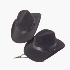 Black Felt Adult Cowboy Hat | 1ct