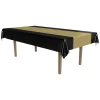 Black & Gold Tablecover | 1ct