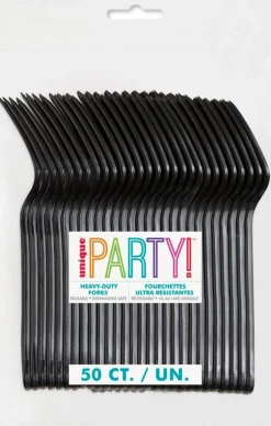 Black Premium Forks | 50ct