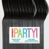Black Premium Spoons | 50ct
