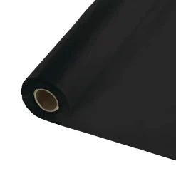 Black Velvet Plastic Tablecover Roll 250'x40" | 1ct