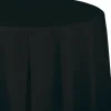 Black Velvet Tablecover, Octy Round 82" | 1ct