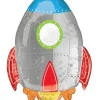 Blast Off Birthday Supershape Mylar Balloon 29" | 1 ct