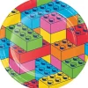 Block Bash Lunch Paper Plates 9" | 8 ct