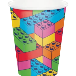 Block Bash Paper Cups 9oz | 8 ct