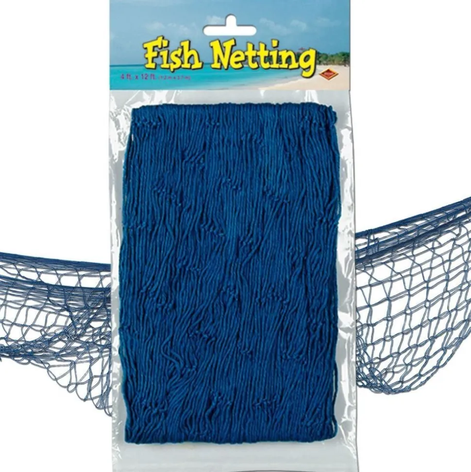 Blue Fishing Netting, 12' | 1 ct
