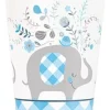 Blue Floral Elephant Cup 9oz | 8ct