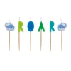 Blue/Green Dinosaur Birthday Candle Pack | 6ct