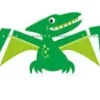 Blue/Green Dinosaur Banner 4.75ft | 1ct